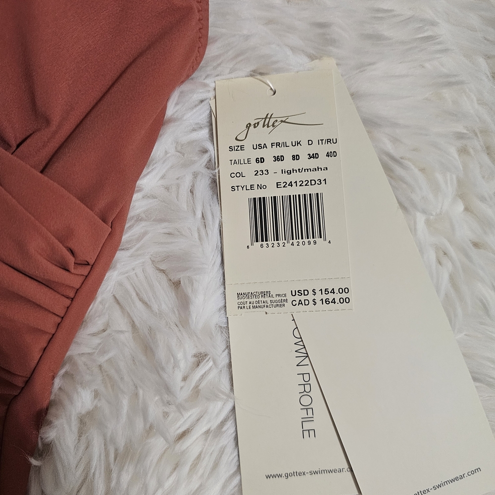 Gottex Terracotta One-Piece Swimsuit - Picture 4 of 6
